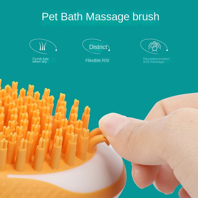 Dog - Cat Bath Brush 2-in-1 Pet SPA