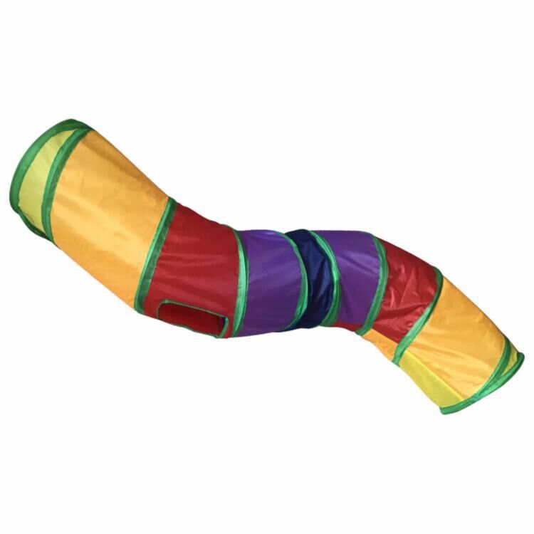 Cat toy S-shaped cat tunnel foldable