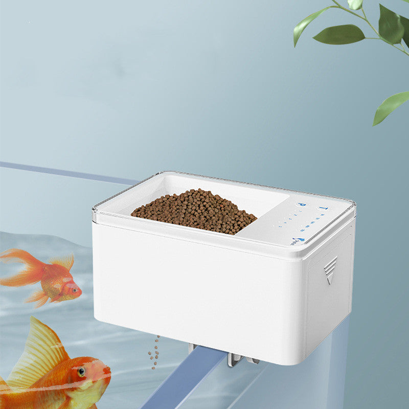 Fish Feeding Food Dispenser Digital Automatic Fish Feeder LED Aquarium