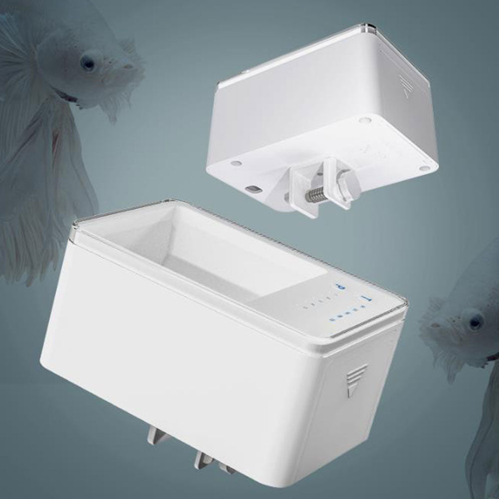 Fish Feeding Food Dispenser Digital Automatic Fish Feeder LED Aquarium