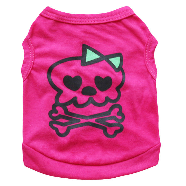 Skull Pet Vest - Pet Cloth