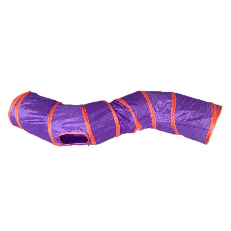 Cat toy S-shaped cat tunnel foldable