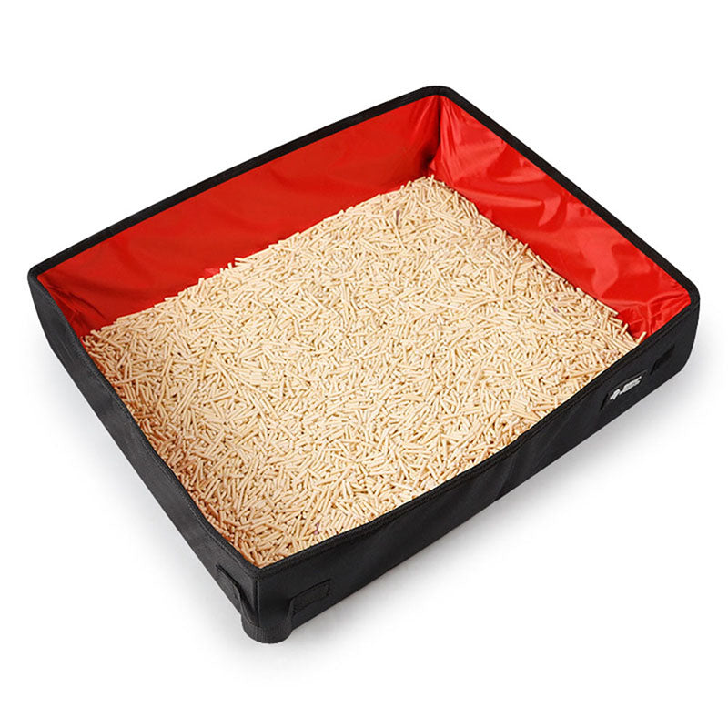 Portable Cat Litter Box Foldable To Carry