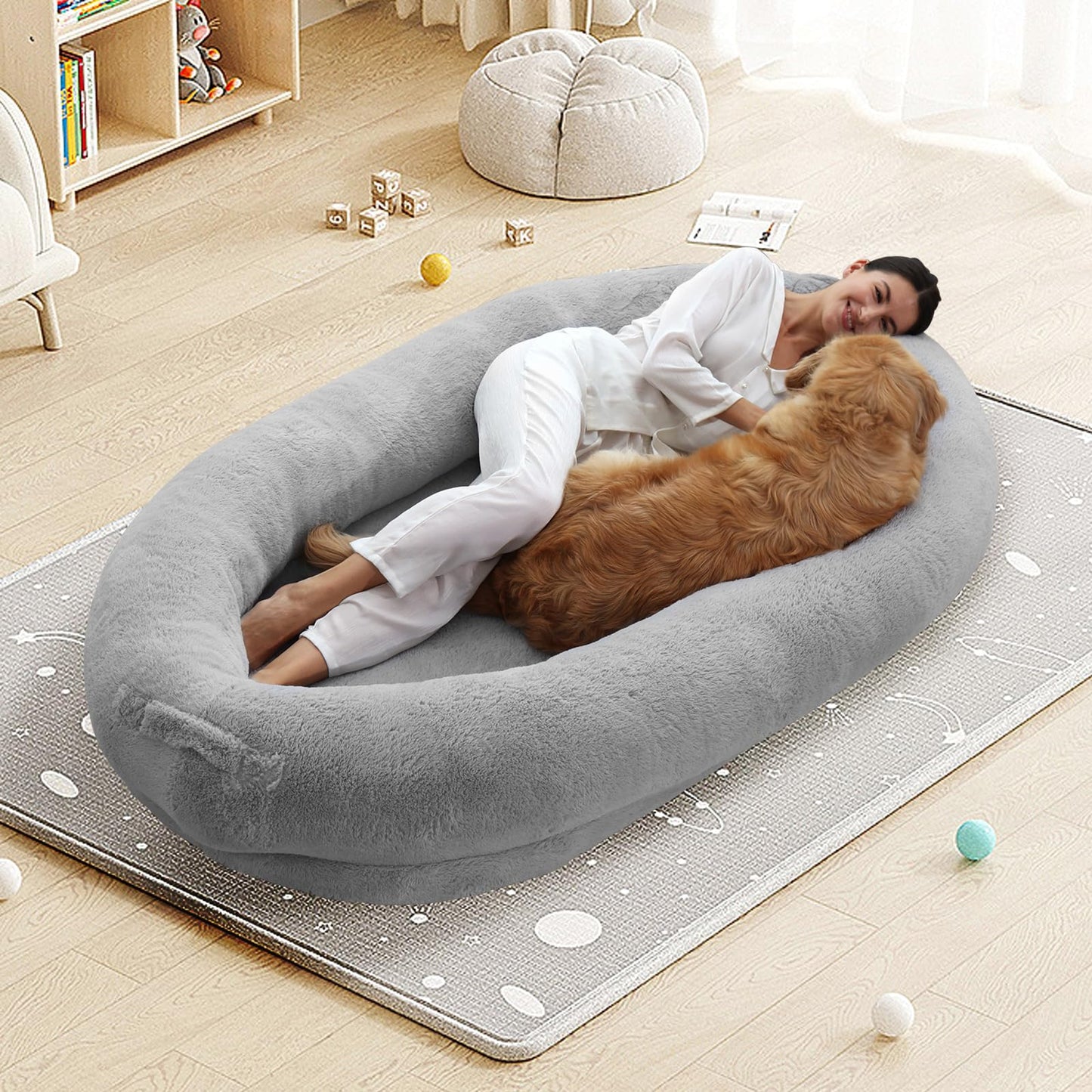 Human sized dog bed