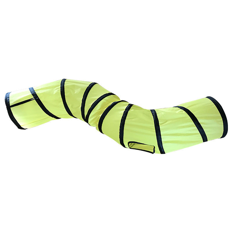 Cat toy S-shaped cat tunnel foldable