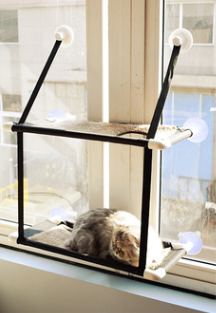 Cat hammock window bed