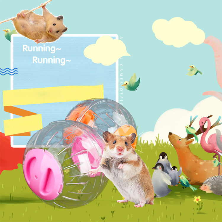 Hamster running ball