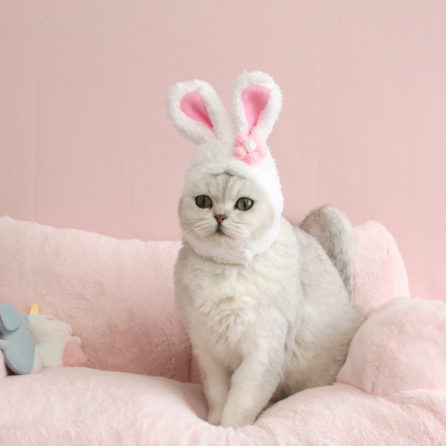 Plush Cartoon Cat Rabbit Ears