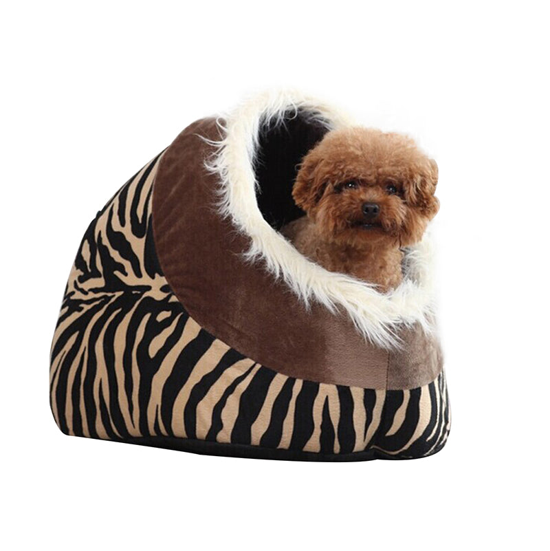 Leopard kennel dog house - dog bed