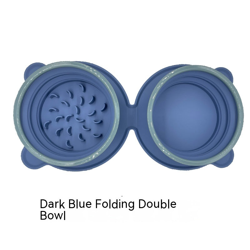 Pet silicone bowl