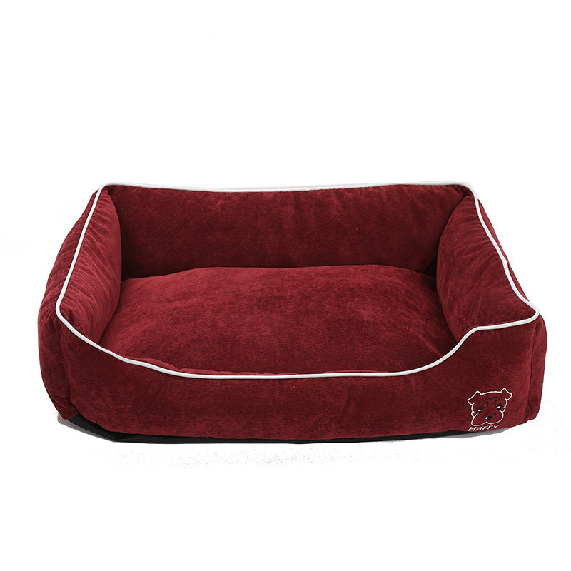 Dismantle and wash dog bed