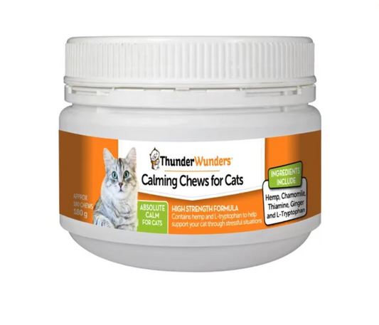 Thunder wunder calming chews for cats 180G