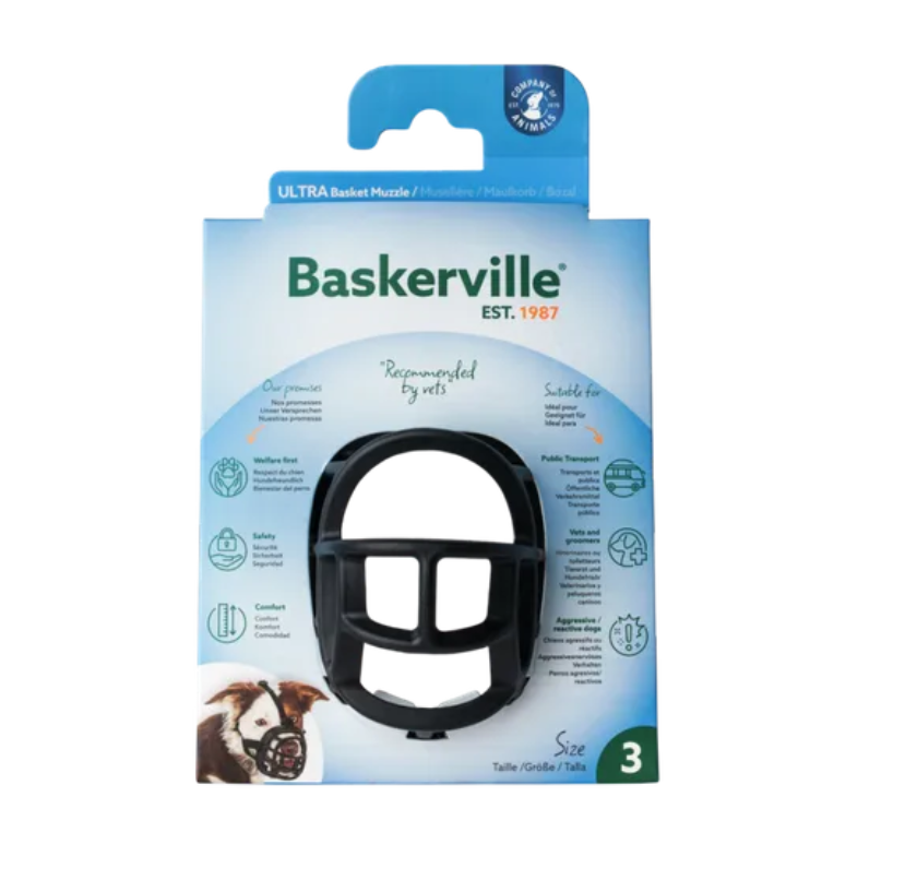 Barkerville ultra basket muzzle size 3