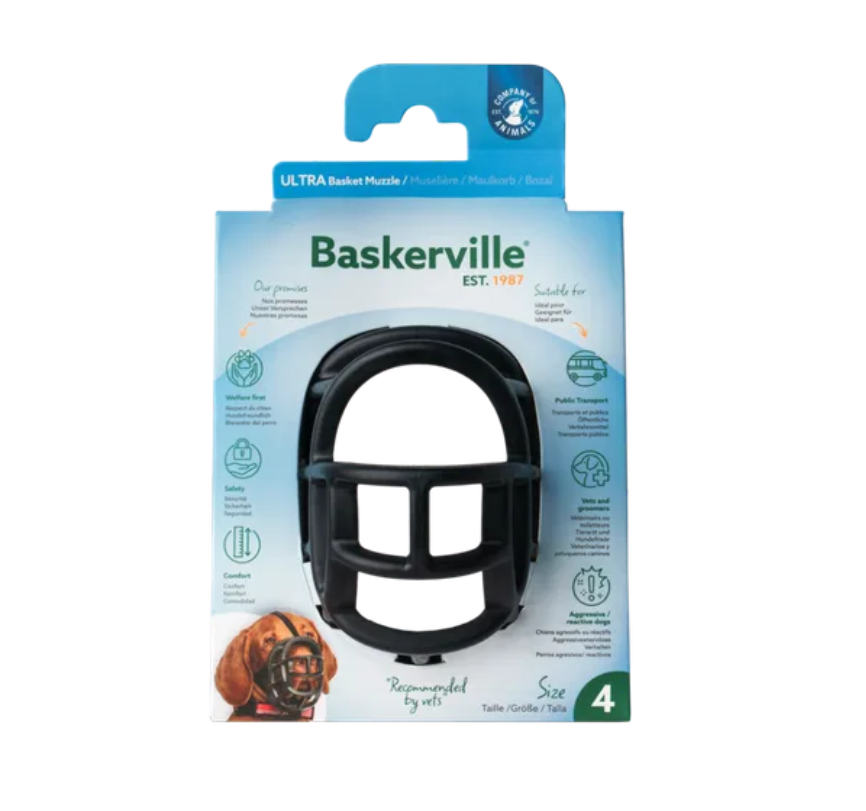 Barkerville ultra basket muzzle size 4