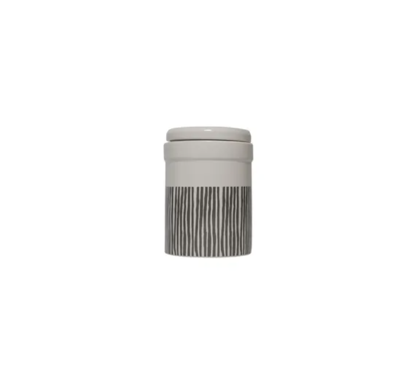 Mog And Bone Ceramic Canister