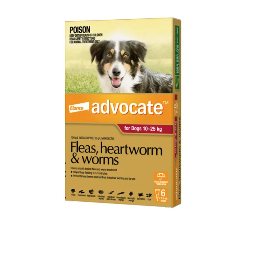 Advocate Flea, Heartworm & Worm Pack