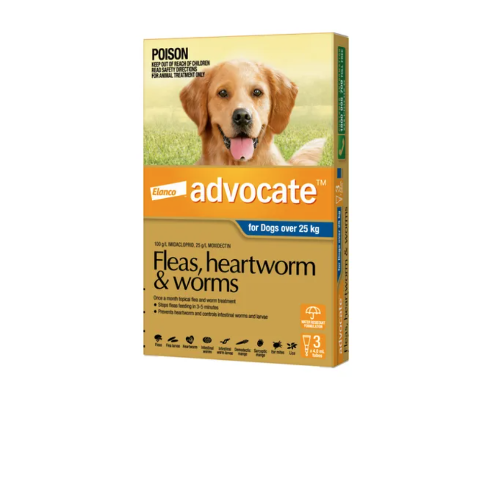 Advocate Flea, Heartworm & Worm Pack