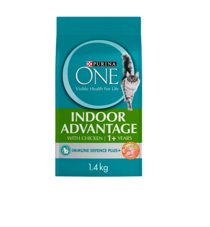 Purina one cat adult indoor chicken