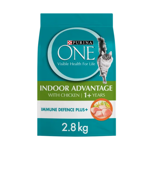 Purina one cat adult indoor chicken