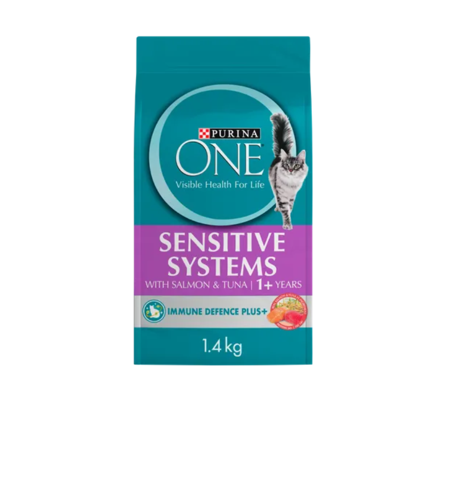 Purina one cat adult sensitive salmon and tuna