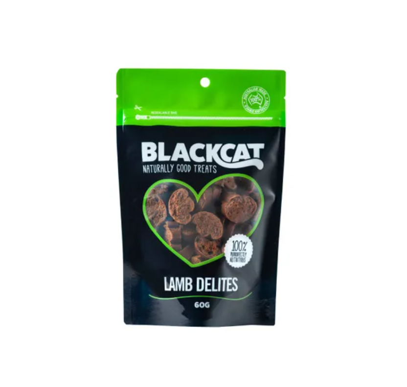 Blackcat lamb delites 60G