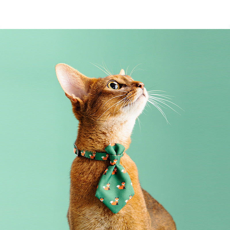 Pet collar tie - adjustable