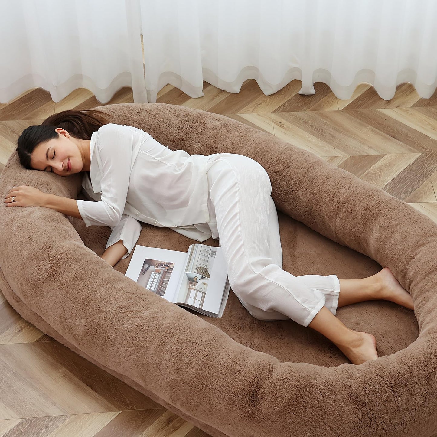 Human sized dog bed