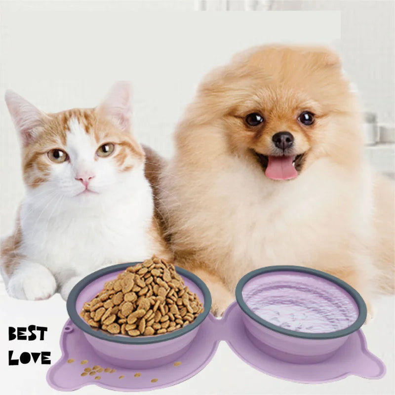 Pet silicone bowl