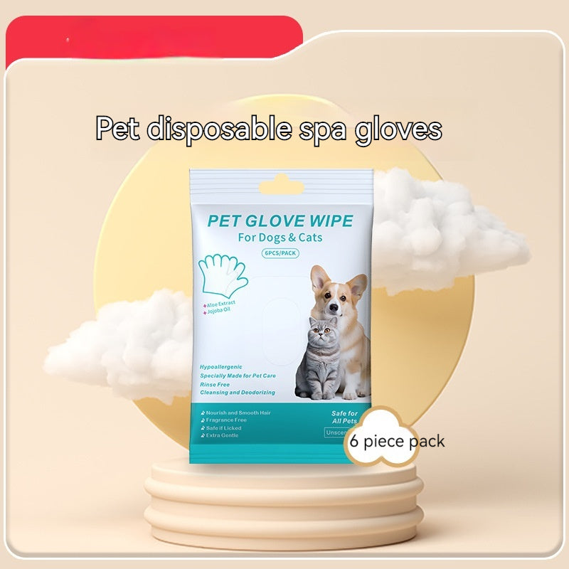 Cat Disposable Cleaning Gloves