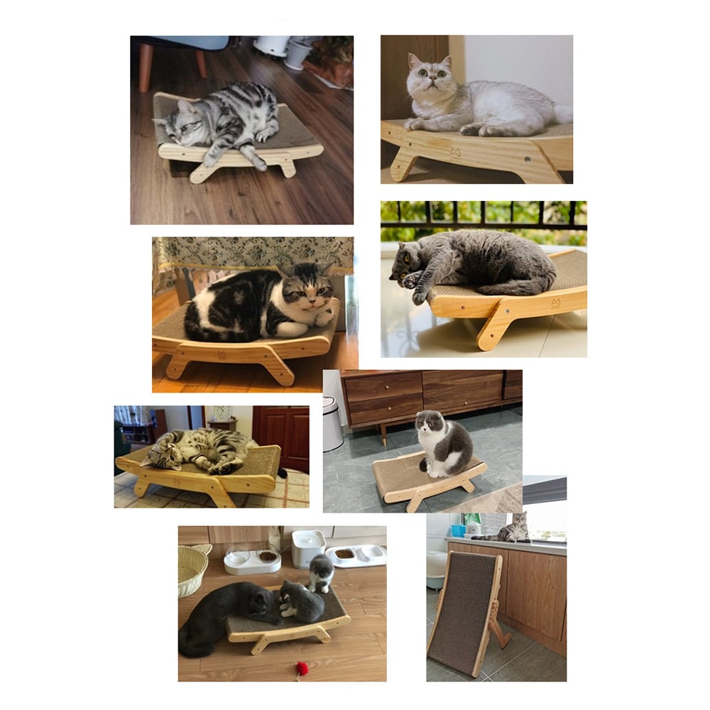 Deformation Cat Bed Vertical Corrugated Paper Grinding Claw Toy